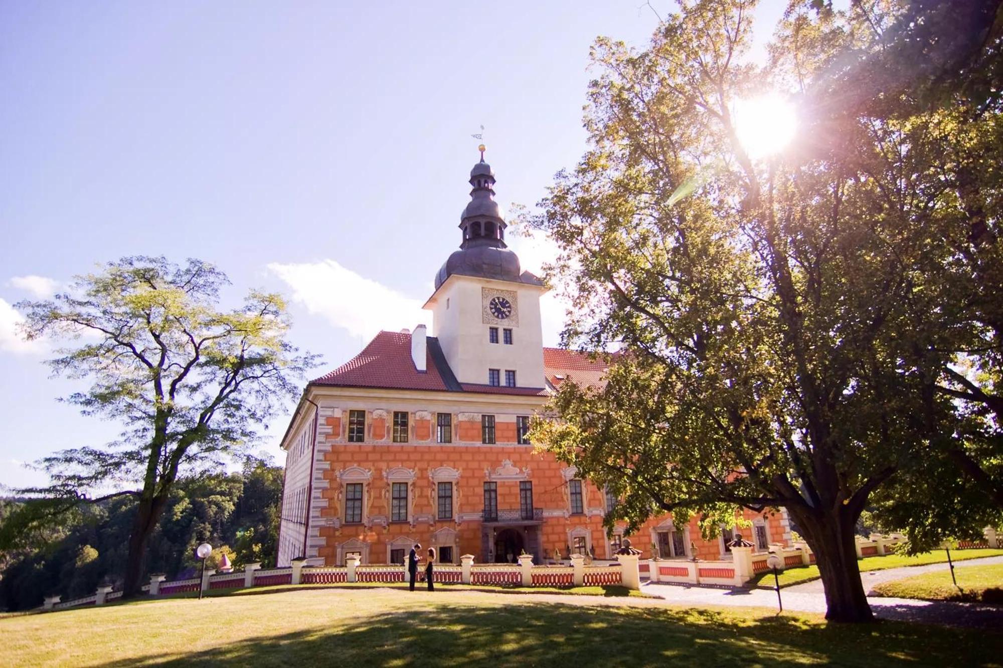 Willa Wellness Srub U Holubu Malsice Zewnętrze zdjęcie